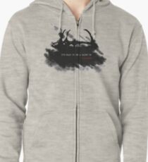 It's Easy to Be a Saint in Paradise Zipped Hoodie