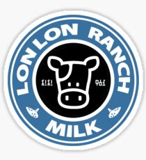 Legend of Zelda: Ocarina of Time Lon Lon Ranch Milk Sticker