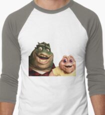Dinosaurier Baseballshirt mit 3/4-Arm
