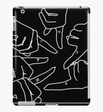 Finger Matching Tattoos PLL Merch (Black) iPad Case/Skin