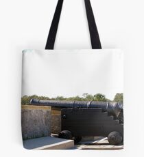 Cannons facing south, Castillo San Marcos Tote Bag
