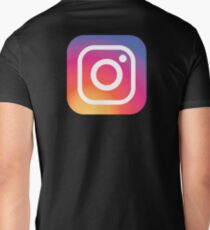 New Instagram LOGO Men's V-Neck T-Shirt