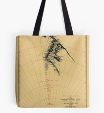 Map of Antarctic 1909 Tote Bag