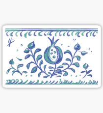 Granada Pottery - Albayzin Style - Symbol of Life, Love & Luck Sticker