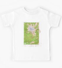 USGS Topo Map Washington State WA Mt Rainier 242664 1924 125000 Kids Tee