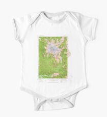 USGS Topo Map Washington State WA Mt Rainier 242664 1924 125000 One Piece - Short Sleeve