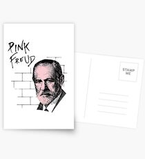 Pink Freud Sigmund Freud Postcards