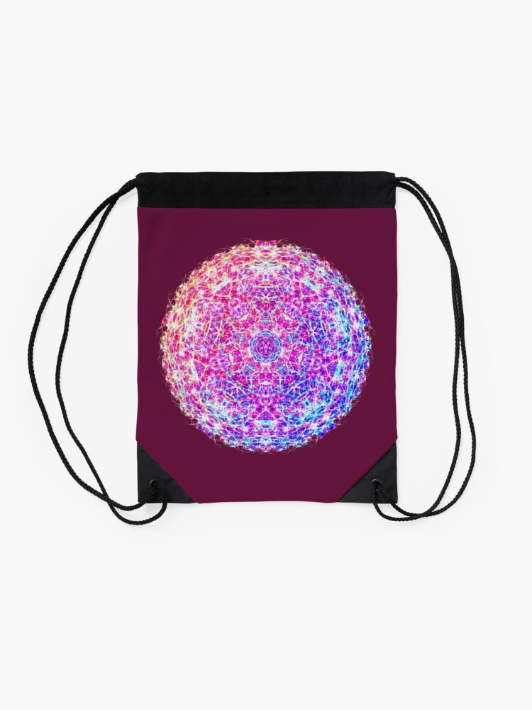 Alternate view of Giant planet Drawstring Bag
