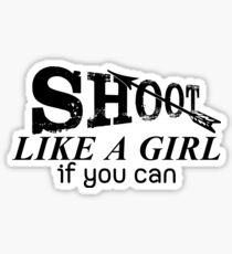 Archery Saying For Girls Sticker