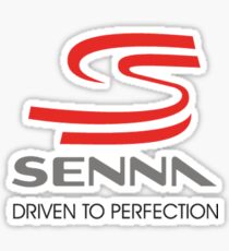 Ayrton Senna - S Sticker