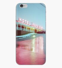 Rainy Motel Lights iPhone Case