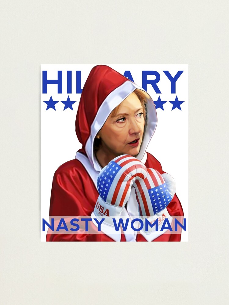 Alternate view of hillary clinton Photographic Print