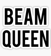 Pegatina BEAM QUEEN - TEXTO NEGRO