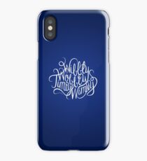 Wibbly Wobbly White iPhone Case/Skin