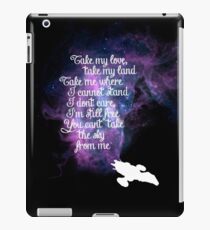 Firefly theme (The Ballad of Serenity) iPad Case/Skin