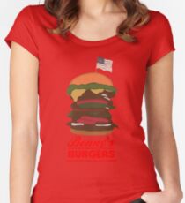 Benny's Burger Women's Fitted Scoop T-Shirt