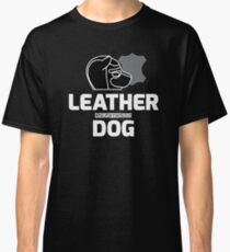 Nerdy Doggo Leather Dog Classic T-Shirt