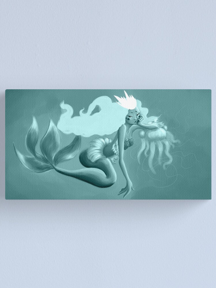 Impression sur toile ''Blue Mermaid' : autre vue