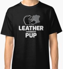Nerdy Doggo Leather Pup Classic T-Shirt