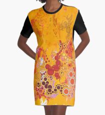 The Summer of the Red Sky Graphic T-Shirt Dress