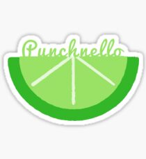 Pegatina Punchnello Lime Print