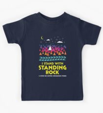 Camiseta para niños Stand con camisa de pie Rock