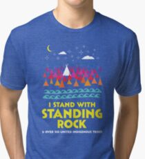Stand With Standing Rock Shirt Tri-blend T-Shirt