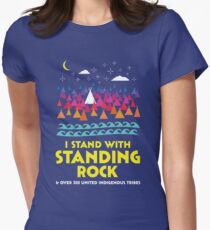 Stand With Standing Rock Shirt Women's Fitted T-Shirt