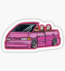 SkiMaskTheSlumpGod Very Rare Droptop Minivan Sticker