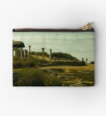 Greek Temple by the Sea Studio Pouch