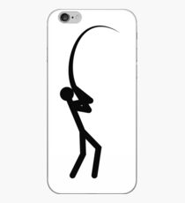 Fishing (black) iPhone Case