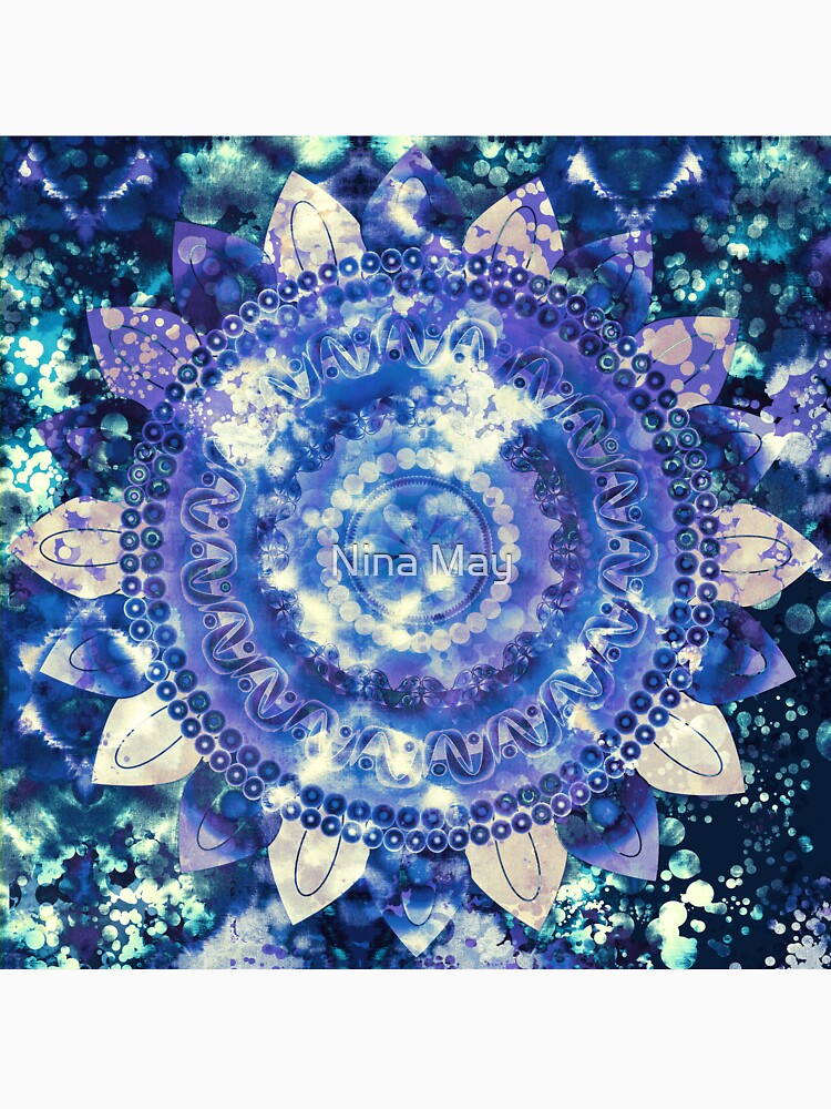 Boho Grape Fizz Mandala by ninabmay