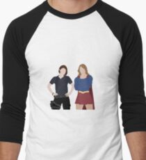 Camiseta ¾ bicolor para hombre Hermanas Danvers