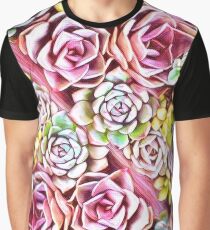 Succulent Pink Graphic T-Shirt