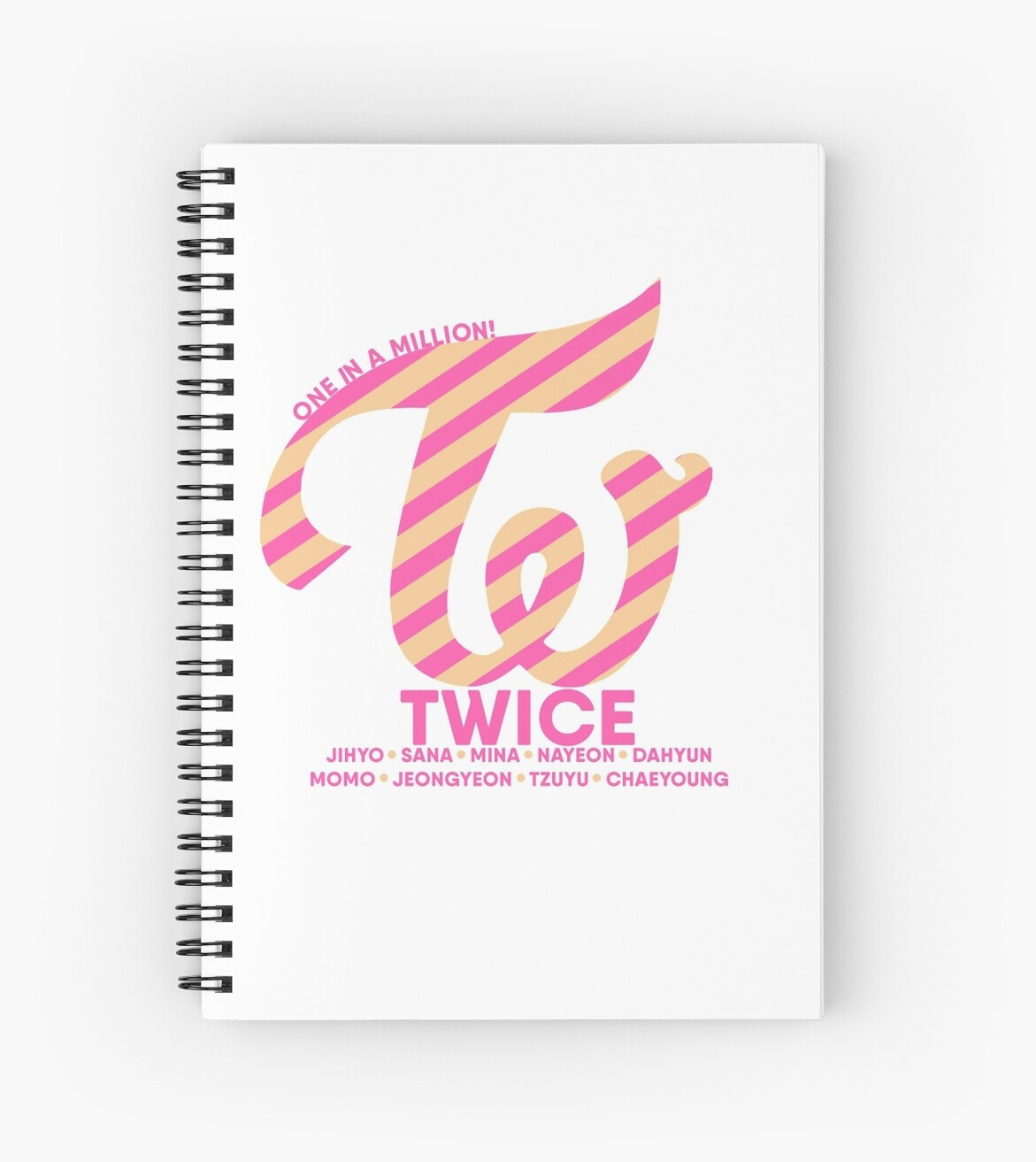 "TWICE LOGO" Spiral Notebooks by lyssaluk Redbubble