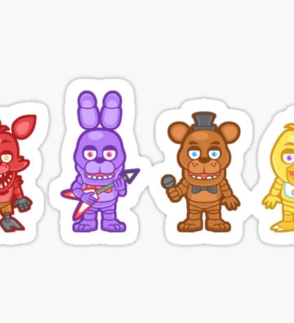 Chibi Fnaf: Stickers | Redbubble