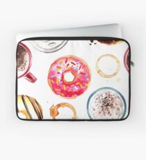Donuts and Coffee Laptop Sleeve