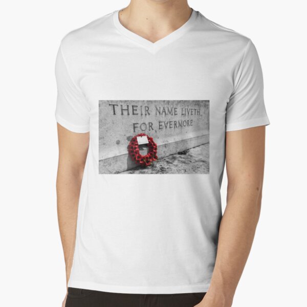 War Memorial V-Neck T-Shirt