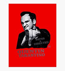 Lámina fotográfica Escrita y dirigida por Quentin Tarantino