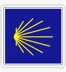 Camino de Santiago Sign, Spain Sticker