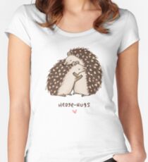 Hedge-Umarmungen Tailliertes Rundhals-Shirt