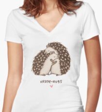 Hedge-hugs Fitted V-Neck T-Shirt