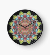 SUN MOON MANDALA Clock