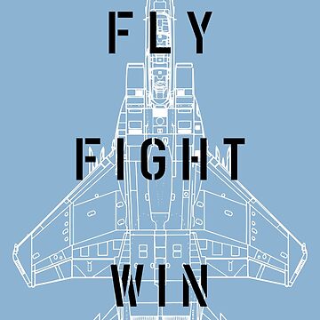 Artwork thumbnail, Fly Fight Win USAF by Aeronautdesign