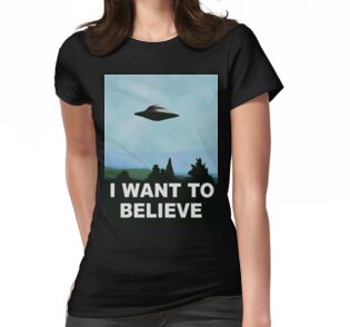 i want to believe x files shirt