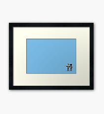 Pixel Fiction Framed Print