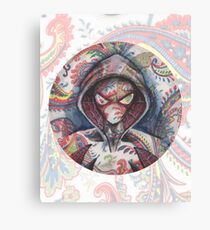 Spider Gwen en Paisley Canvas Print