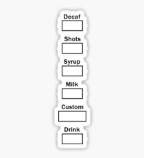Starbucks Cup Sticker