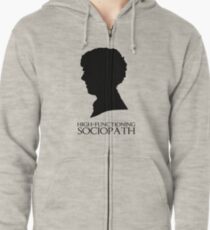 High-Functioning Sociopath Zipped Hoodie