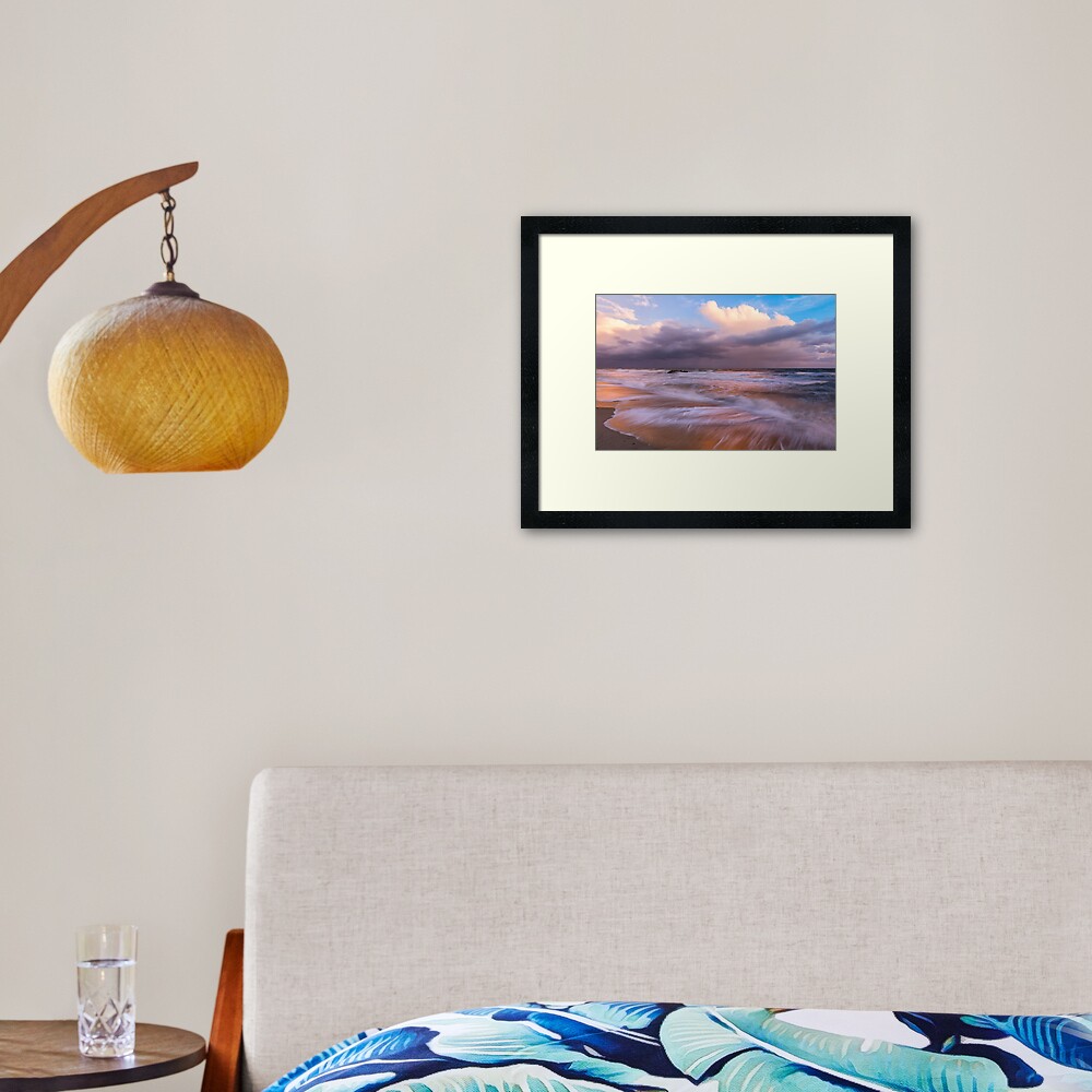 On The Beach Framed Art Print